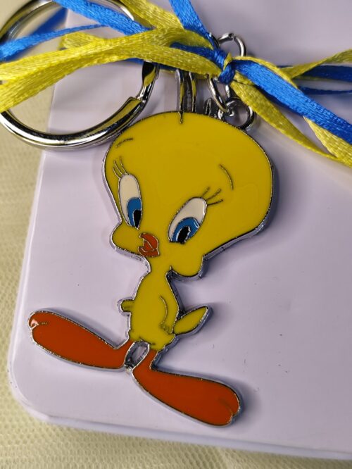 Mπομπονιερα Βαπτισης Μπιζουτιερα Tweety Μπρελοκ