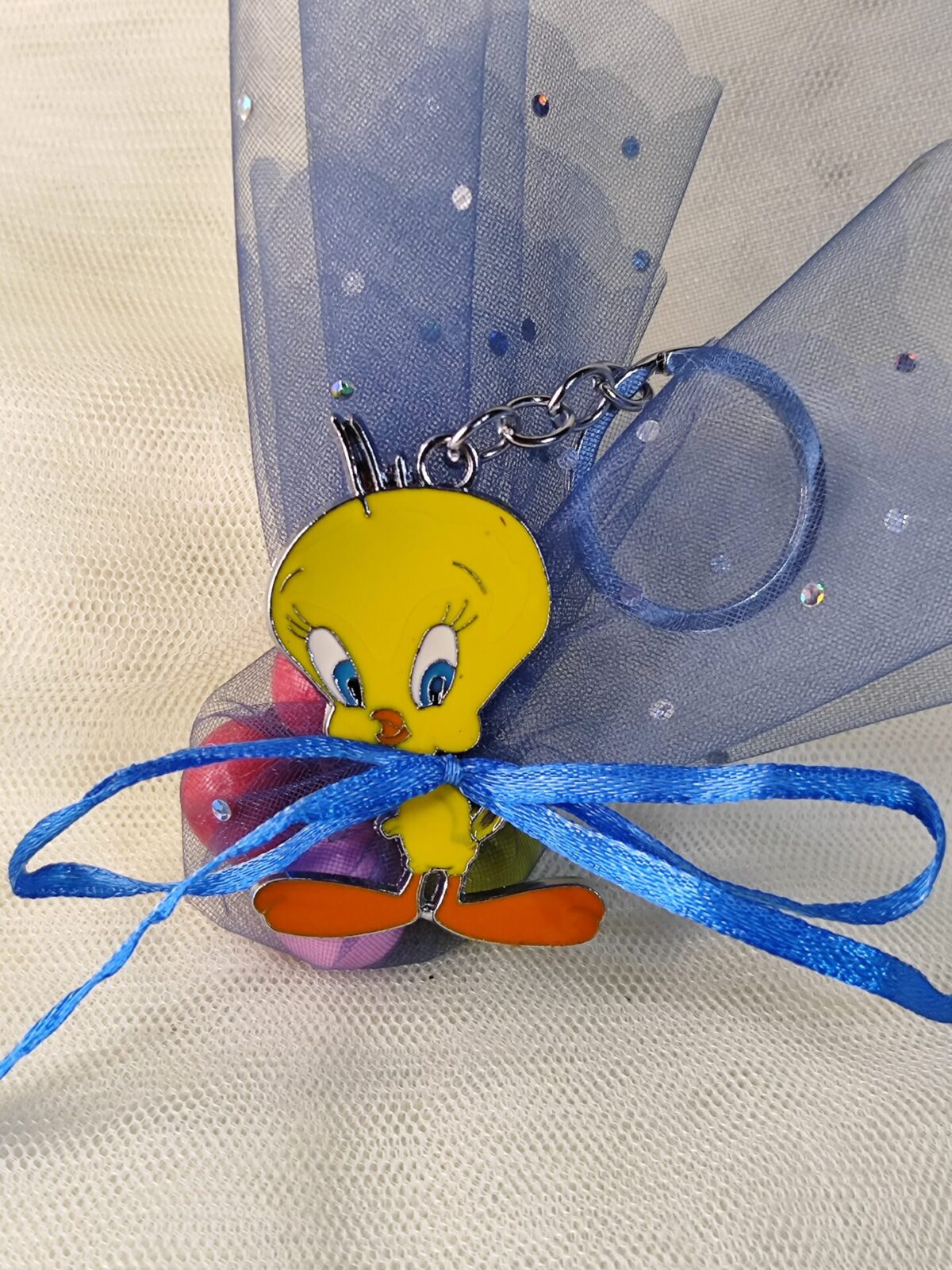 Mπομπονιερα Βαπτισης Tweety Μπρελοκ