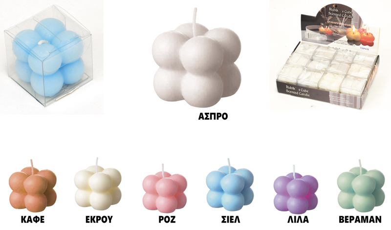 Μπομπονιερα Γαμου Κερακι Bubble Σε Κουτακι