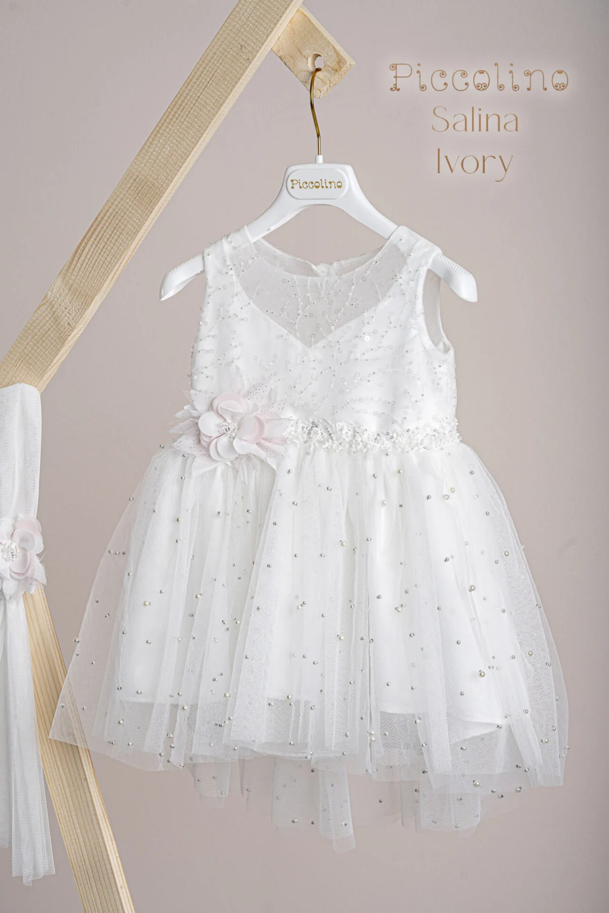 Βαπτιστικο Ρουχο Salina Ivory