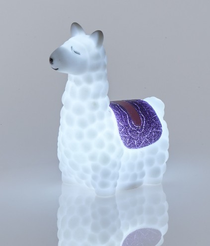 Mπομπονιερα Βαπτισης Λαμα Φωτακι Led