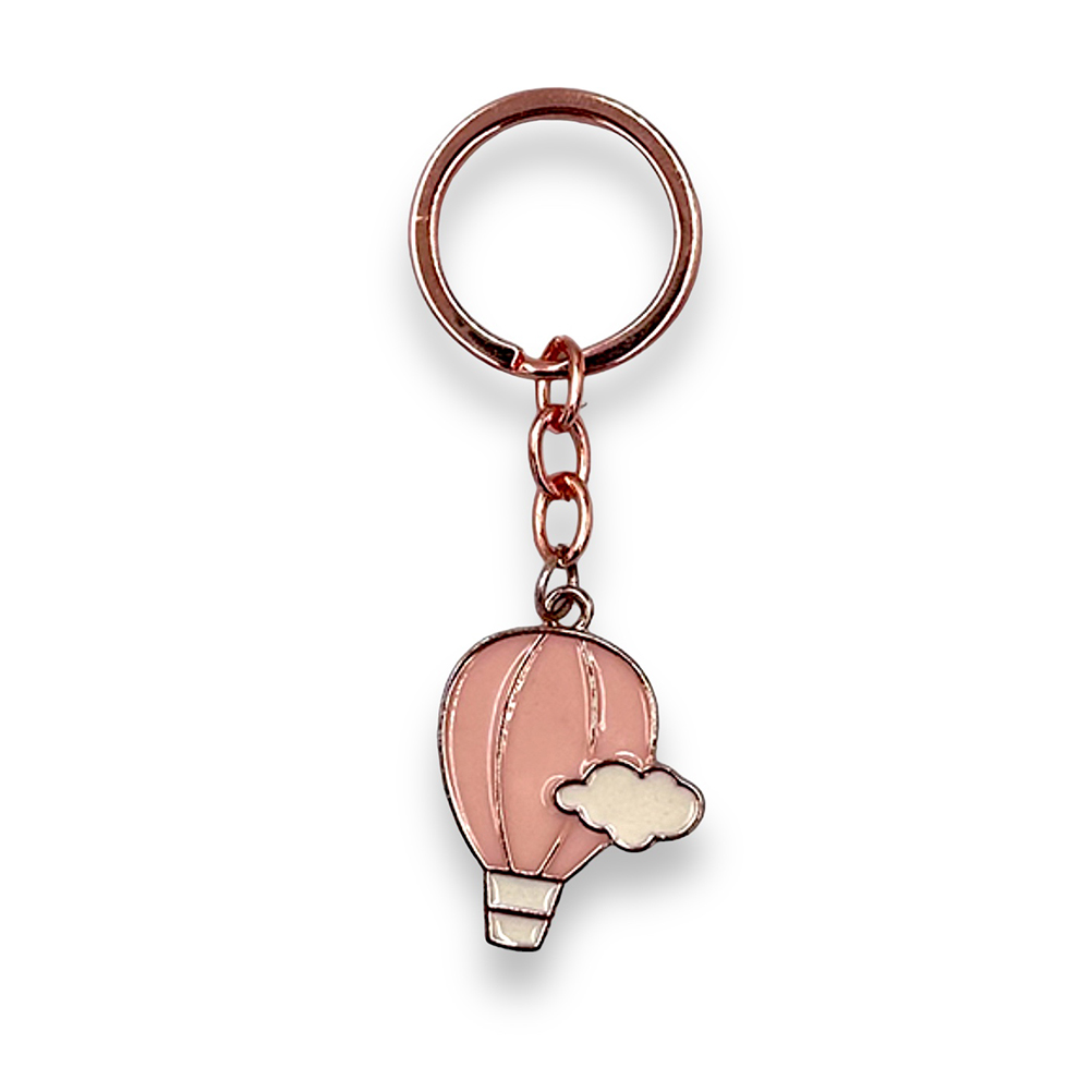 Mπομπονιερα Βαπτισης ΑΕΡΟΣΤΑΤΟ ΡΟΖ ΜΠΡΕΛΟΚ