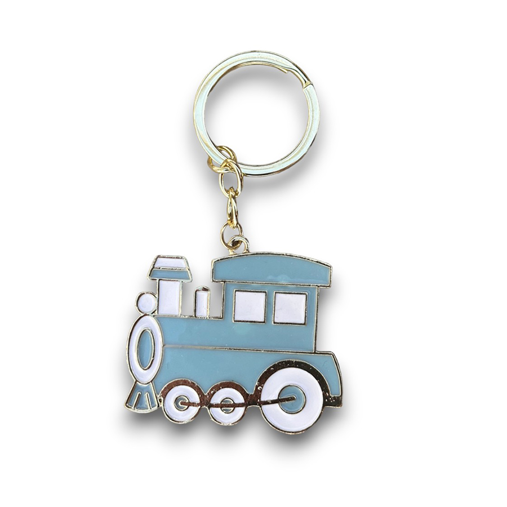 Mπομπονιερα Βαπτισης Τραινακι Μπρελόκ