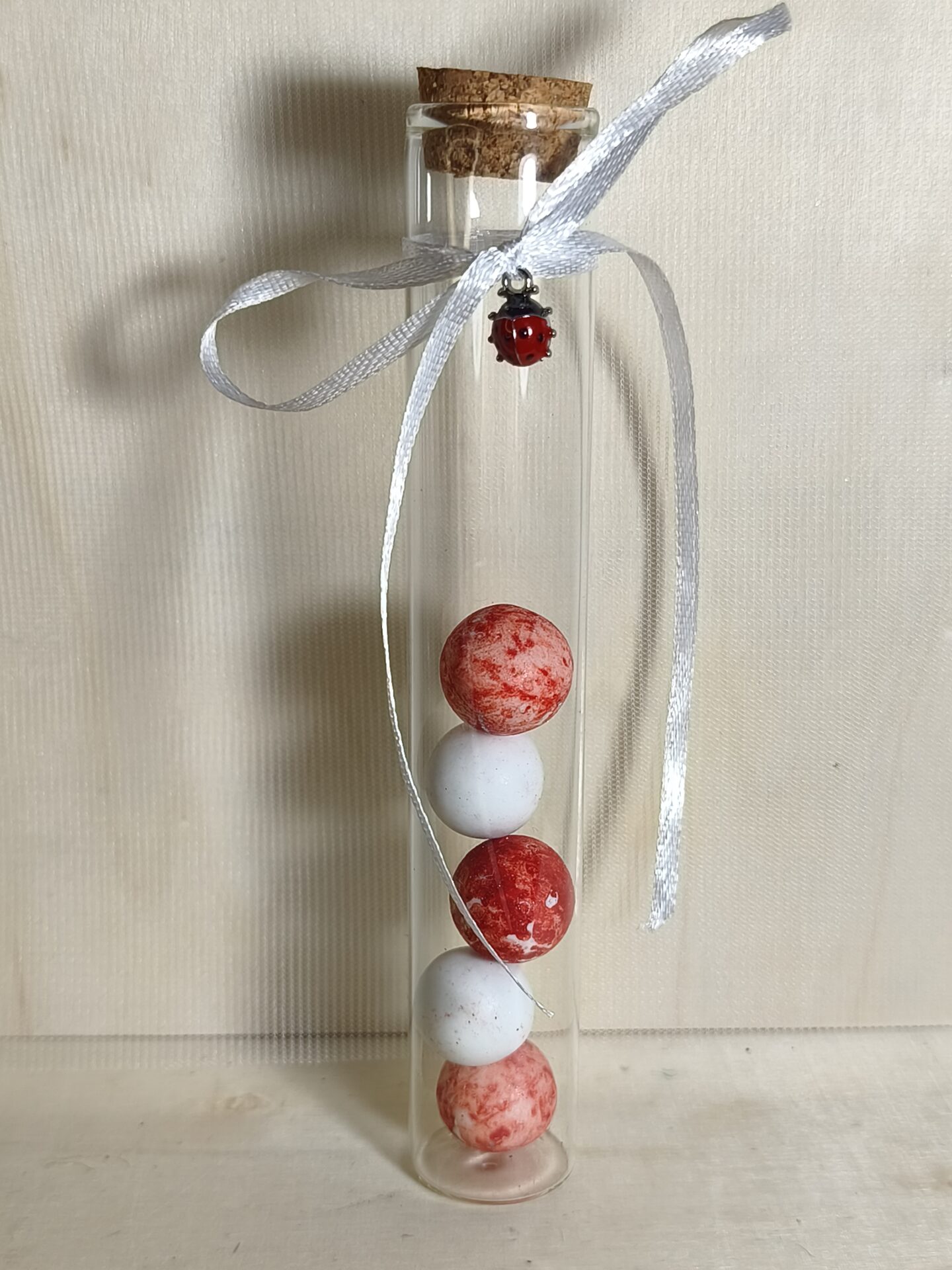 Mπομπονιερα Βαπτισης Δοκιμαστικος Σωληνας+Πασχαλιτσα