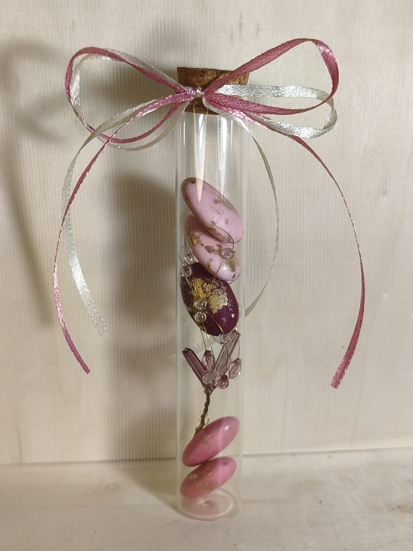 Mπομπονιερα Δοκιμαστικος Σωληνας Κρυσταλλακι