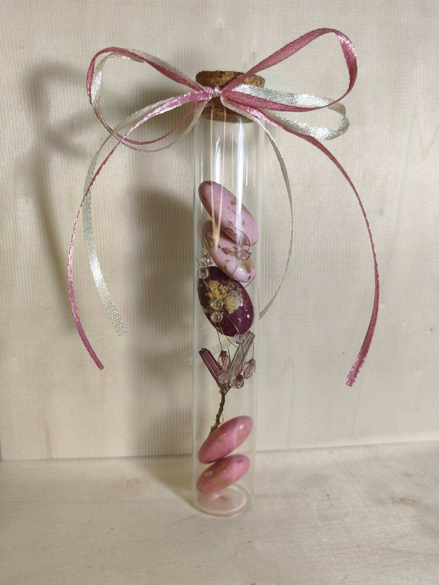 Mπομπονιερα Γαμου Δοκιμαστικος Σωληνας Κρυσταλλακι