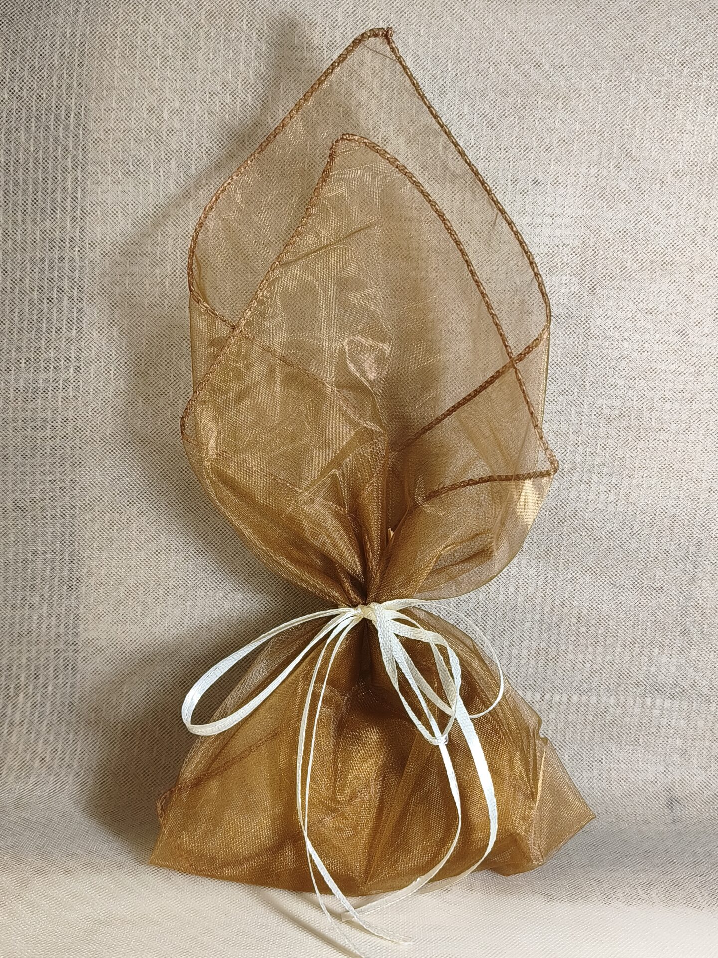 Mπομπονιερα Γαμου Μαντηλι Οργαντινα