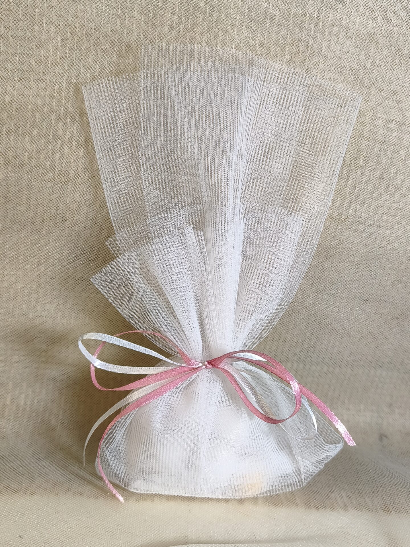 Mπομπονιερα Γαμου Τουλι Οργαντζα