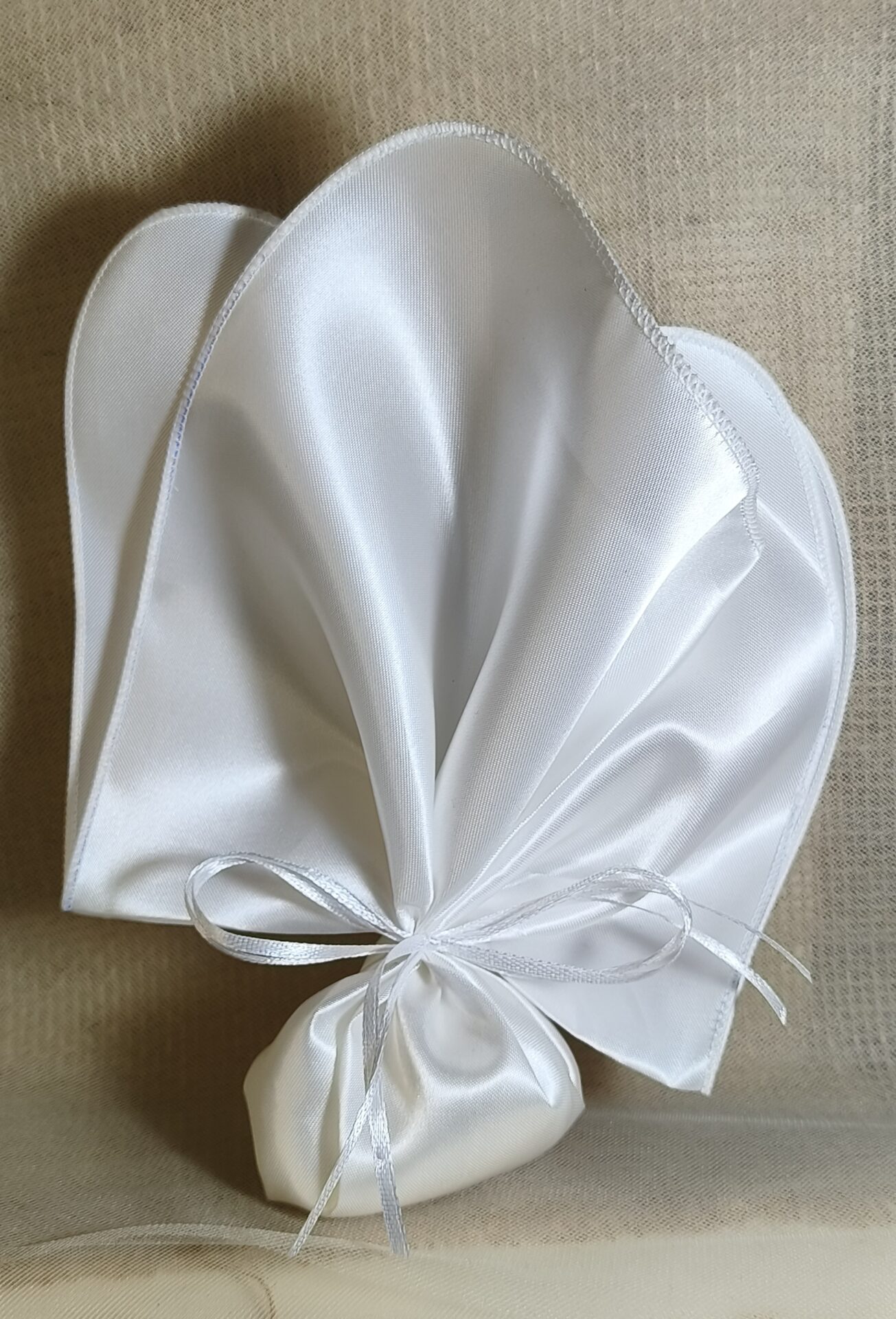 Mπομπονιερα Γαμου Μαντηλι Σατεν