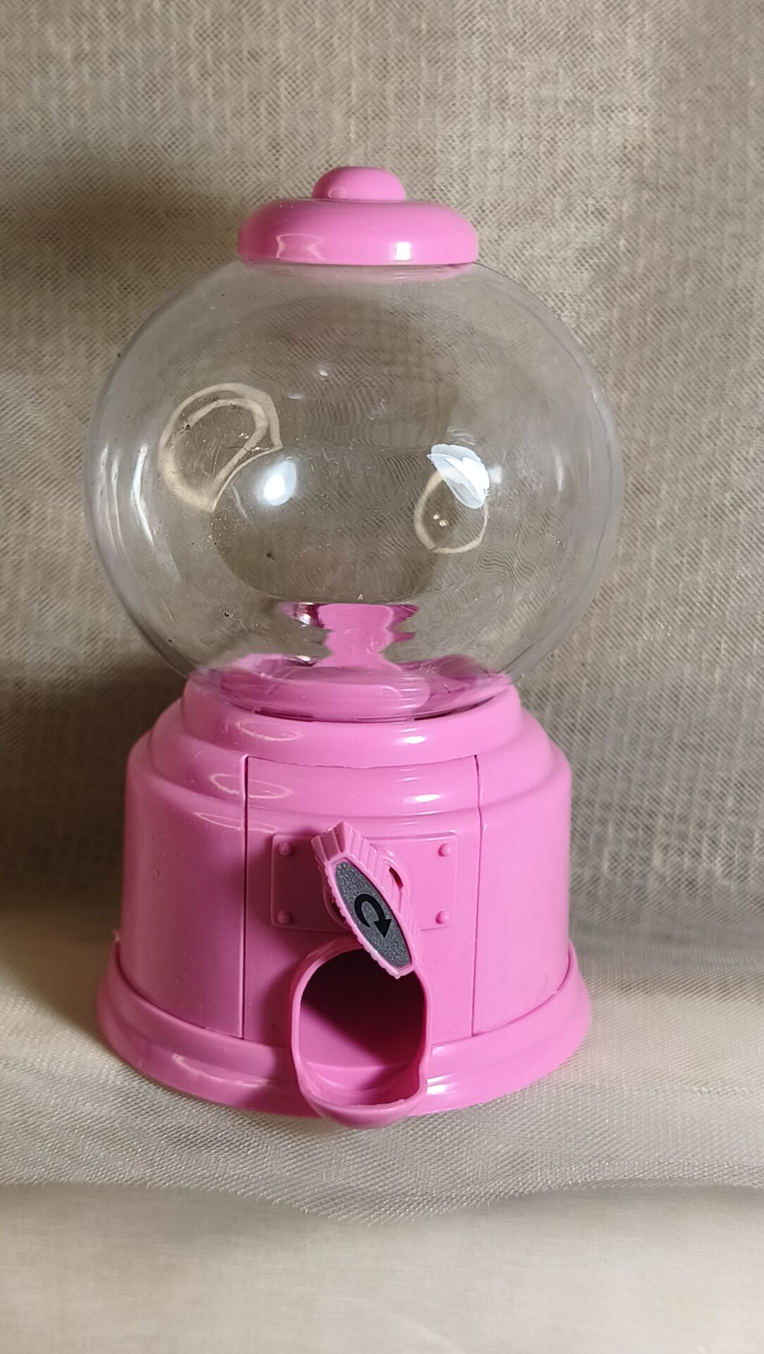 Μπομπονιερα Βαπτισης Κουφετομηχανη Ροζ