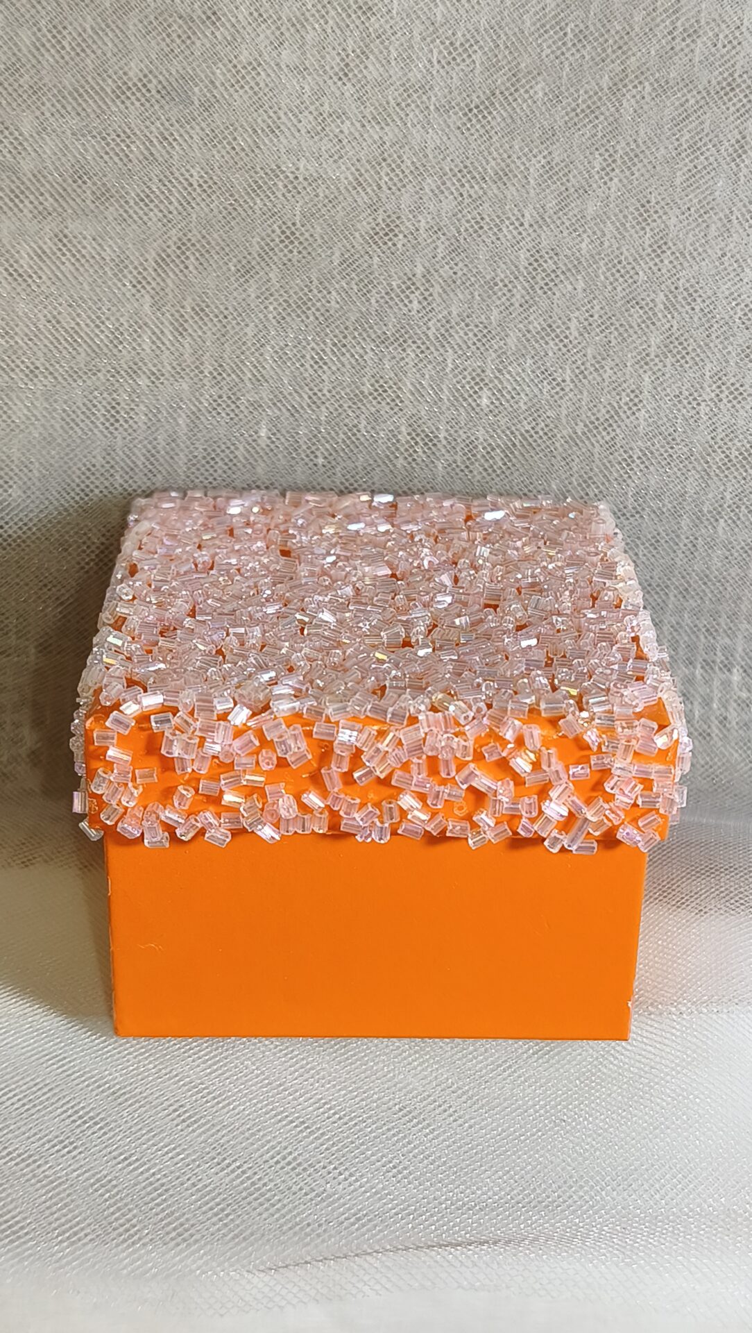 Mπομπονιερα Βαπτισης Kουτακι Χαντρες