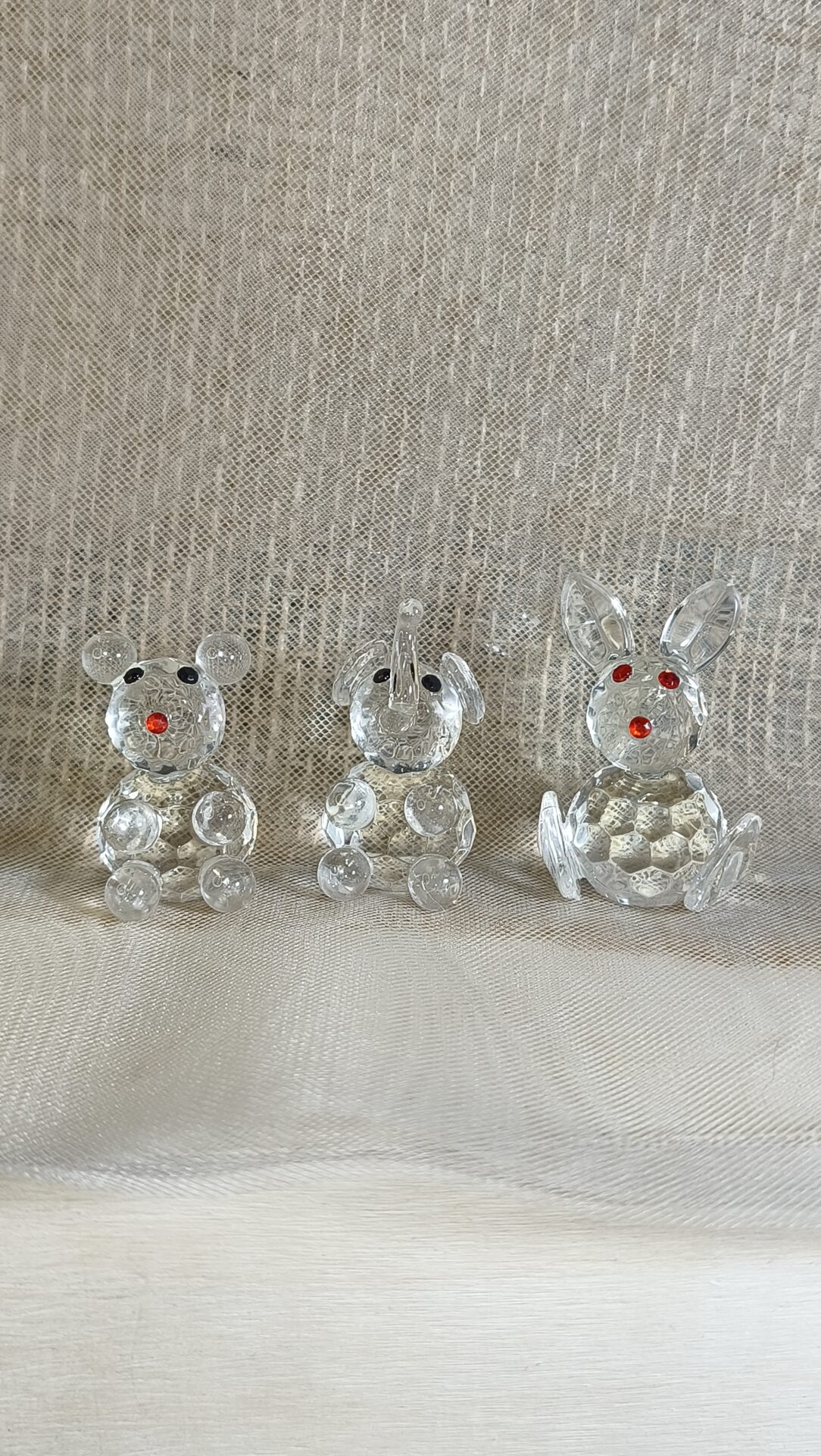 Mπομπονιερα Βαπτισης Ζωακια Κρυσταλλακι