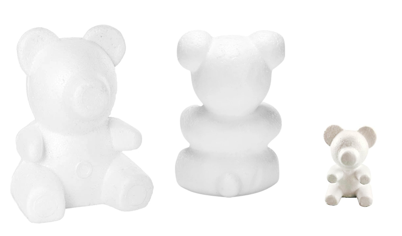 Mπομπονιερα Βαπτισης Αρκουδακι Foam