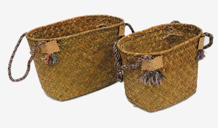 Καλαθι Ψαθινο ΣΕΤ/2