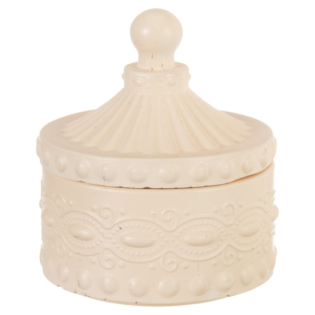 Mπομπονιερα Κεραμεικη Φοντανιερα Μπεζ