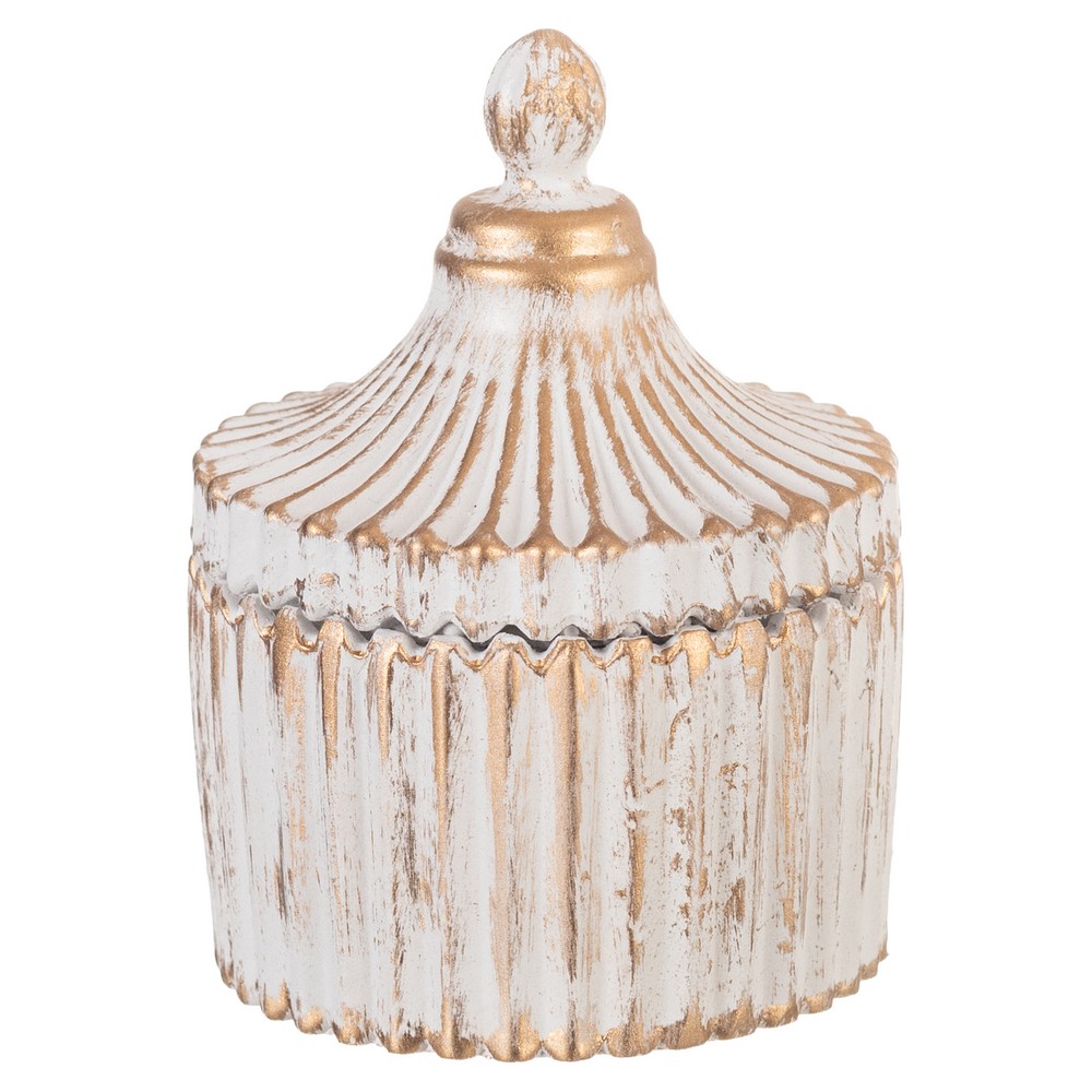 Mπομπονιερα Κεραμεικη Φοντανιερα Λευκη