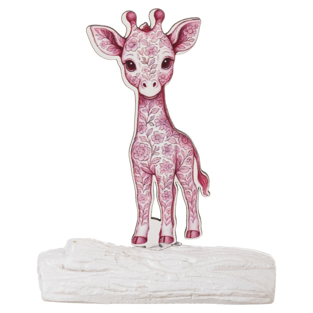 Mπομπονιερα Βαπτισης Κεραμικό Βραχάκι με Καμηλοπαρδαλη