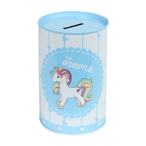 Mπομπονιερα Βαπτισης Μεταλλικος Κουμπαρας Μονοκερος