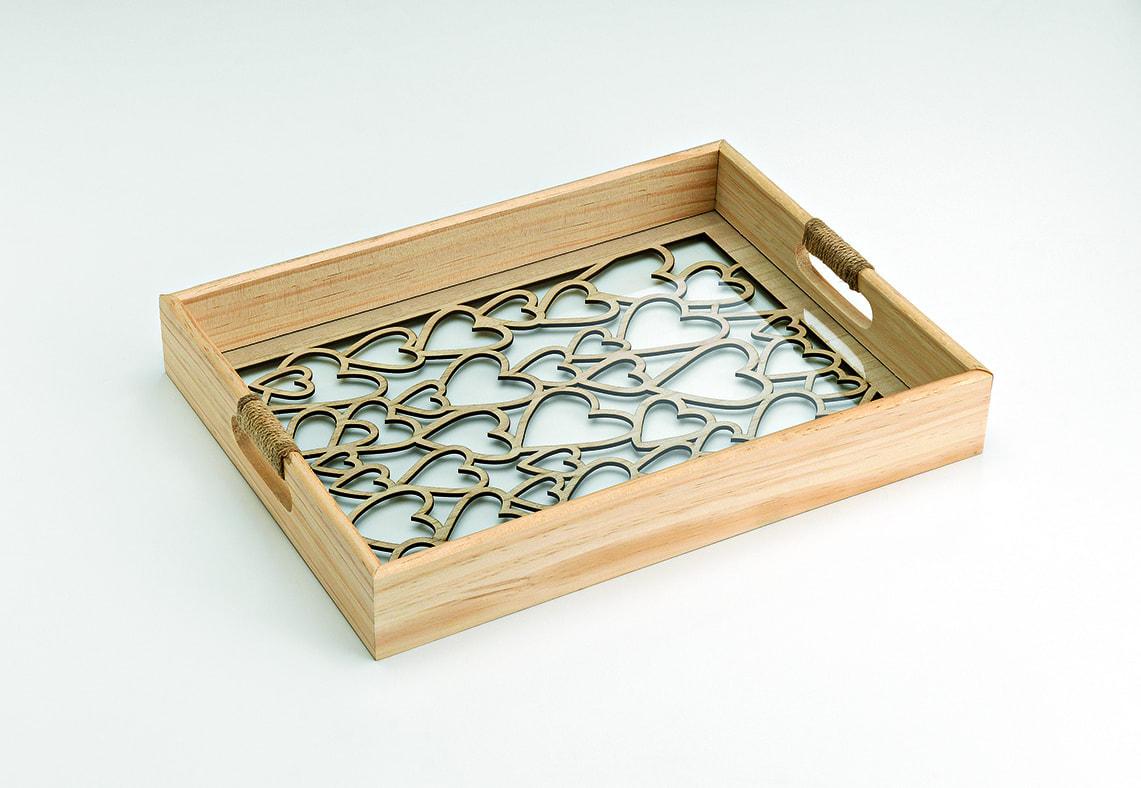 ΞΥΛΙΝΟΣ ΔΙΣΚΟΣ ΠΑΡΑΛΛΗΛΟΓΡΑΜΜΟΣ ΚΑΡΔΙΕΣ PLEXIGLASS