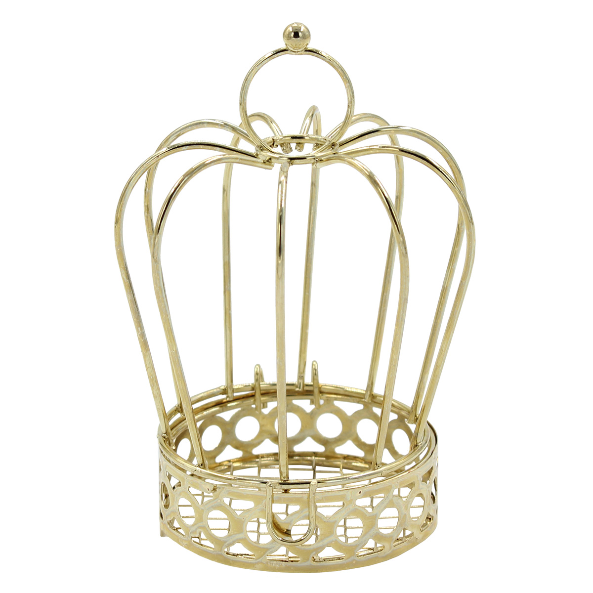 Mπομπονιερα Βαπτισης Μεταλλικη Κορωνα