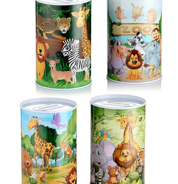 Mπομπονιερα Βαπτισης ΚΟΥΜΠΑΡΑΣ ΜΕΤΑΛΛΙΚΟΣ ΖΩΑΚΙΑ ΤΟΥ ΔΑΣΟΥΣ