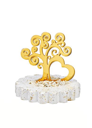 Mπομπονιερα Γαμου PLEXI ΔΕΝΤΡΟ & ΚΑΡΔΙΑ Σε Βραχακι