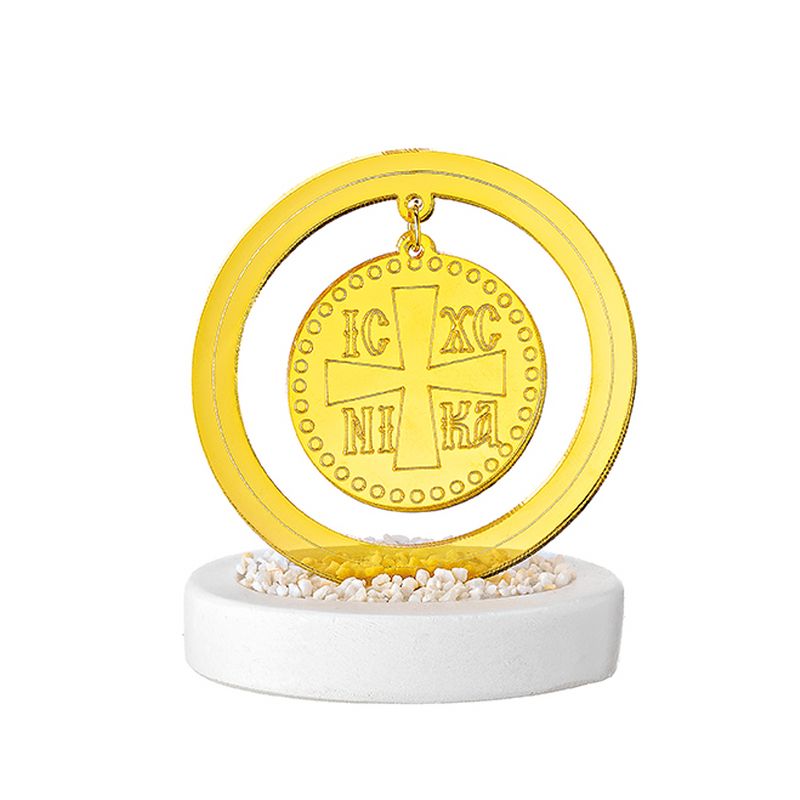 Mπομπονιερα Βαπτισης Κωνσταντινατο Βραχακι Σε Κυκλο