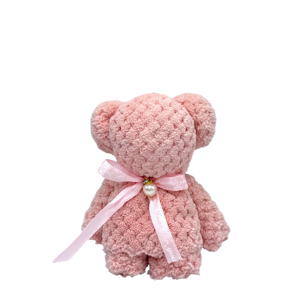 Mπομπονιερα Βαπτισης ΑΡΚΟΥΔΑΚΙ ΠΕΤΣΕΤΑ Ροζ