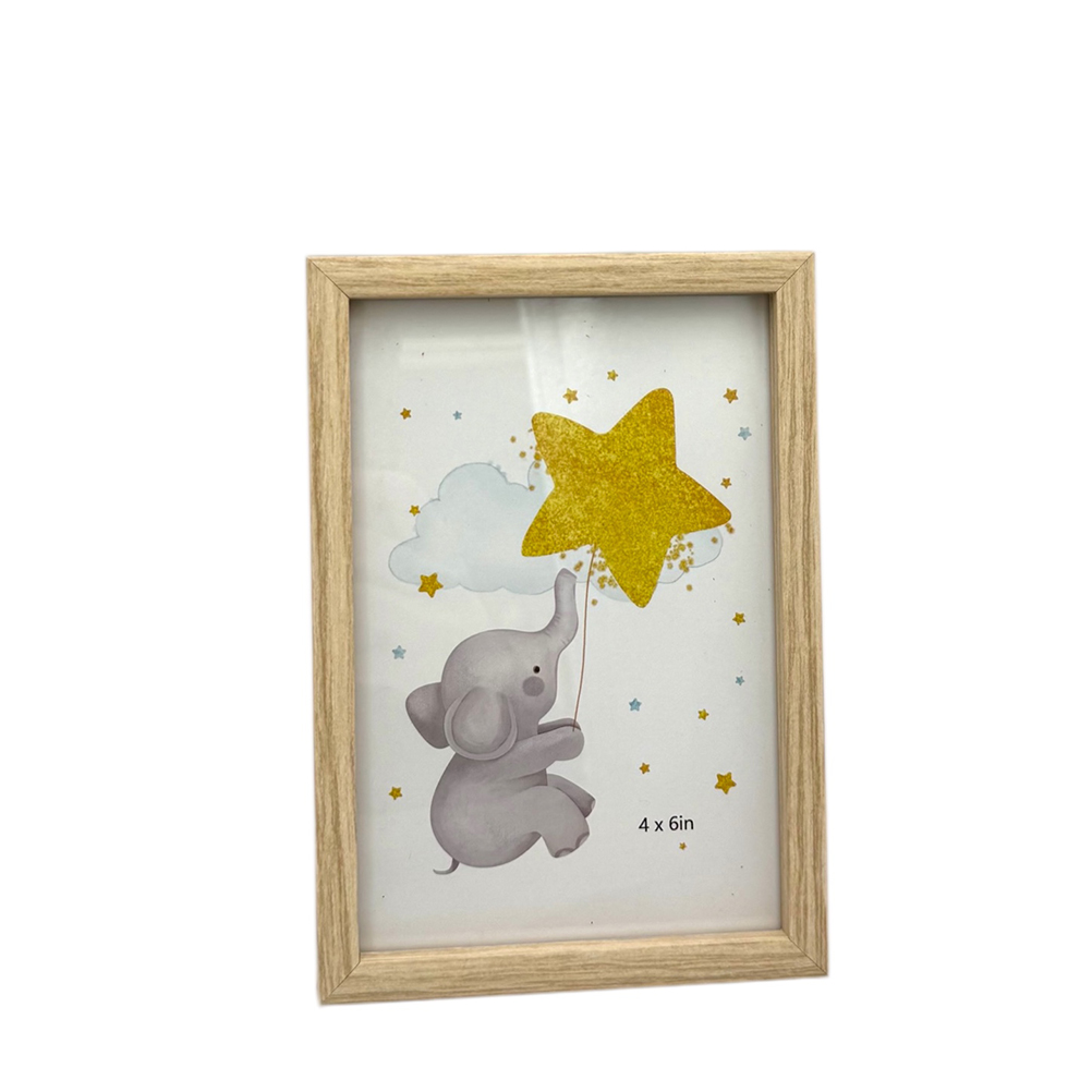 Mπομπονιερα Βαπτισης ΞΥΛΙΝΗ ΚΟΡΝΙΖΑ ΜΕ ΕΛΕΦΑΝΤΑΚΙ & ΑΣΤΕΡΙ