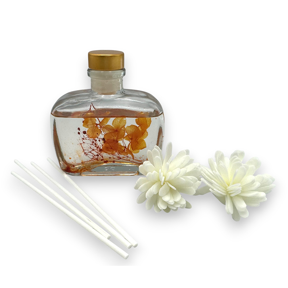 Mπομπονιερα Βαπτισης Αρωματικο Χωρου GARDENIA ΜΕ ΛΟΥΛΟΥΔΙΑ ΜΕΣΑ & STICKS ΜΕ ΛΕΥΚΑ ΛΟΥΛΟΥΔΙΑ, 100ml