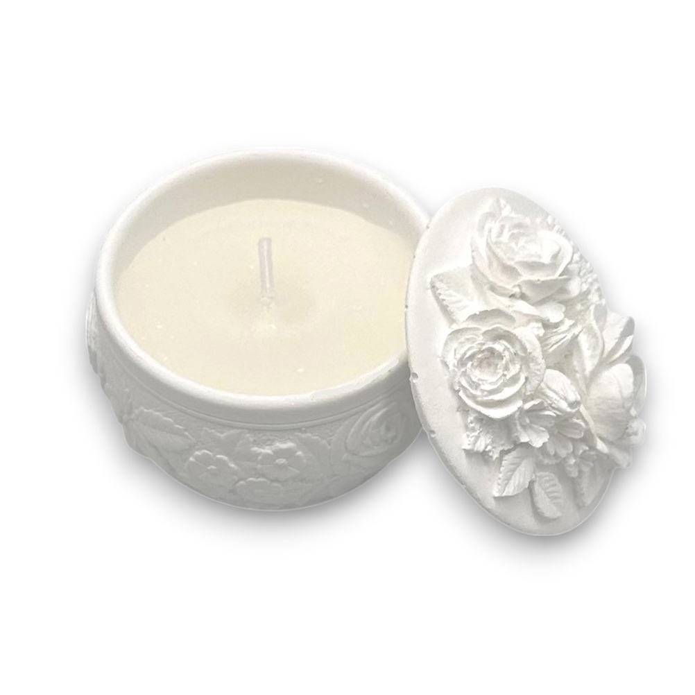 Mπομπονιερα Γαμου Κεραμεικη Φοντανιερα Με Αρωματικο Κερι