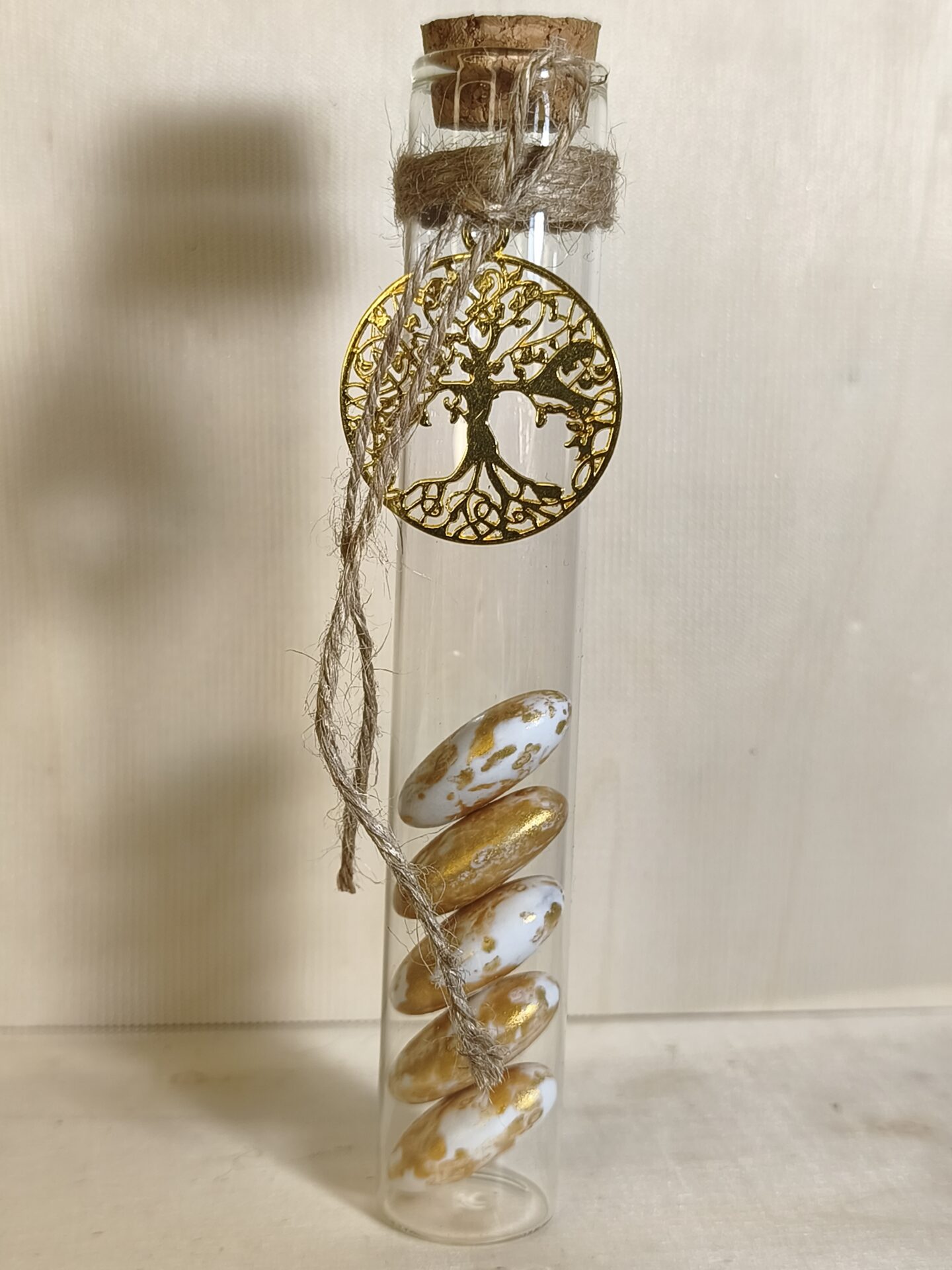 Mπομπονιερα Γαμου Δοκιμαστικος Σωληνας+Δεντρο Ζωης