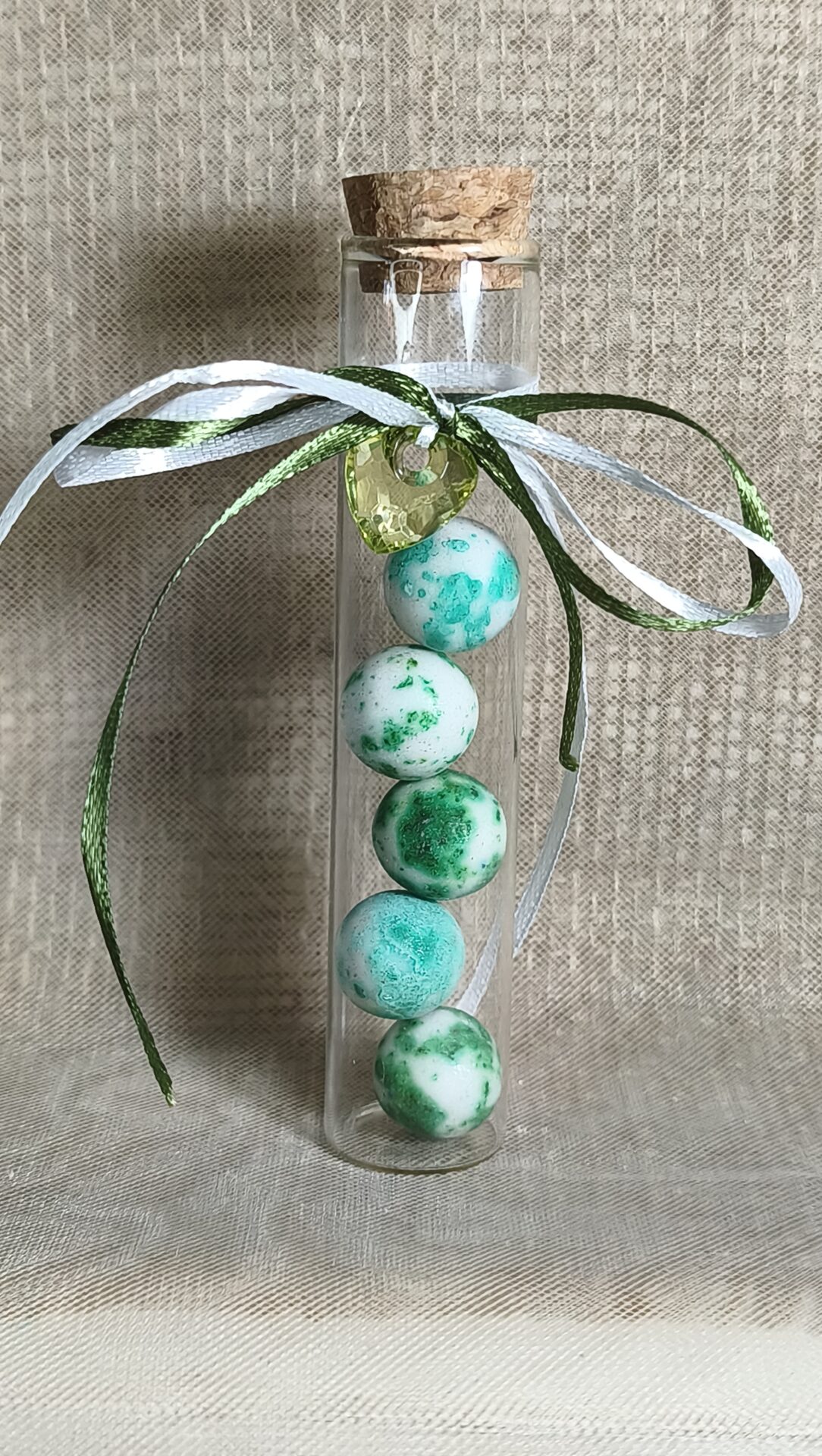 Mπομπονιερα Δοκιμαστικος Σωληνας +Καρδια