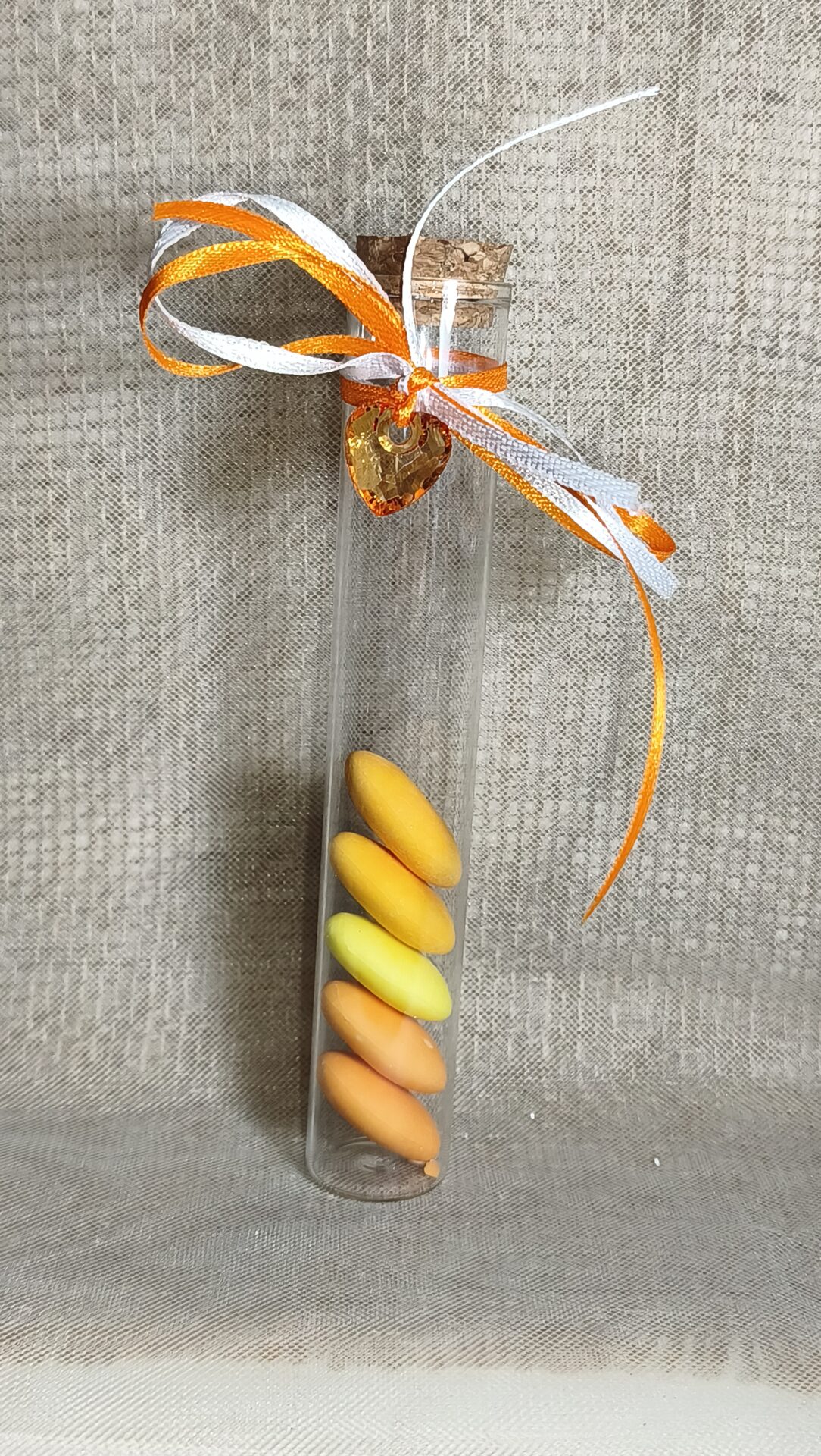 Mπομπονιερα Δοκιμαστικος Σωληνας+Καρδια