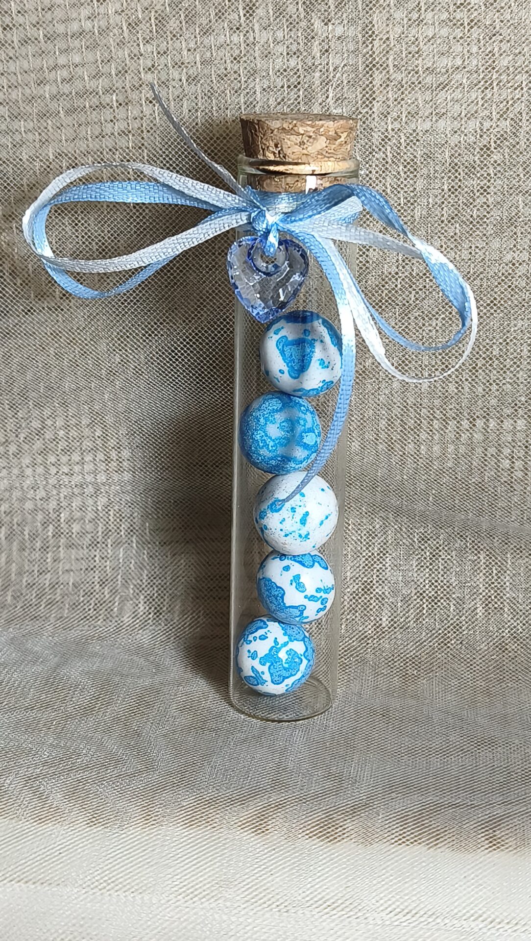 Mπομπονιερα Γαμου Δοκιμαστικος Σωληνας Καρδια