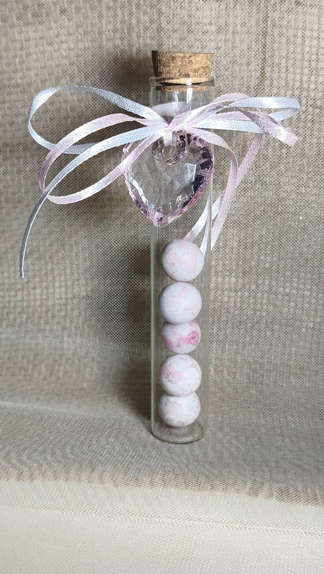 Mπομπονιερα Γαμου Δοκιμαστικος Σωληνας Καρδια