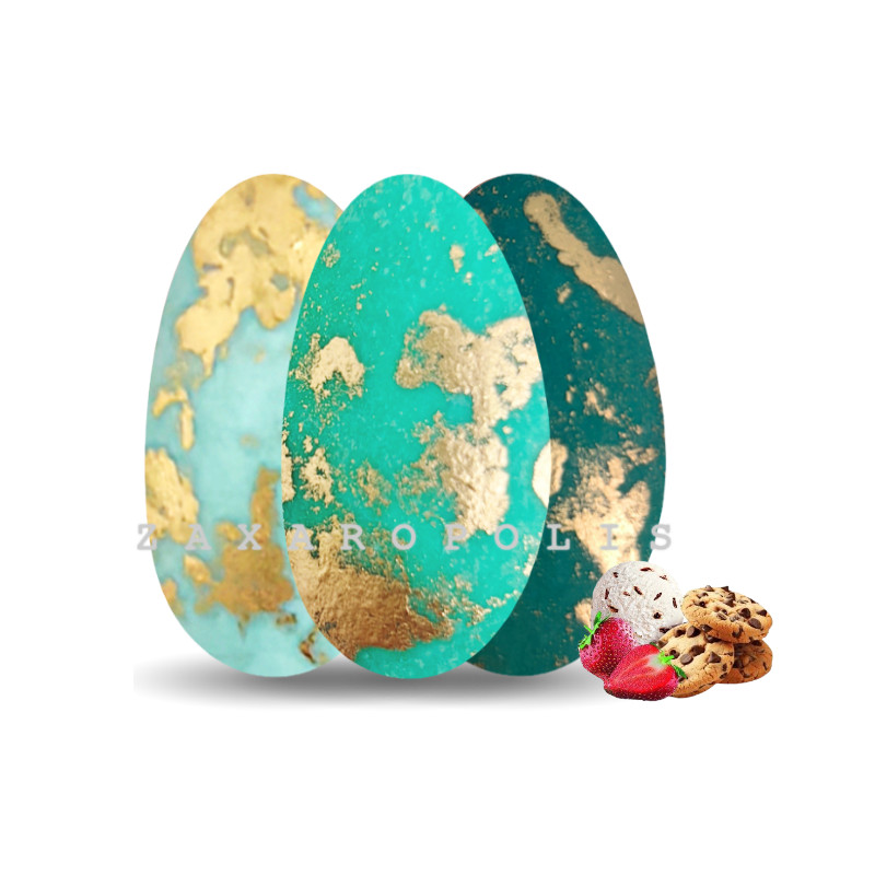 Koυφετα Πλακε Πιτσιλωτο Τριπλετα Χρωματων Μεντα Bronze 1kg