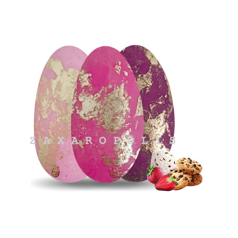 Koυφετα Πλακε Πιτσιλωτο Τριπλετα Χρωματων Ροζ Bronze 1kg