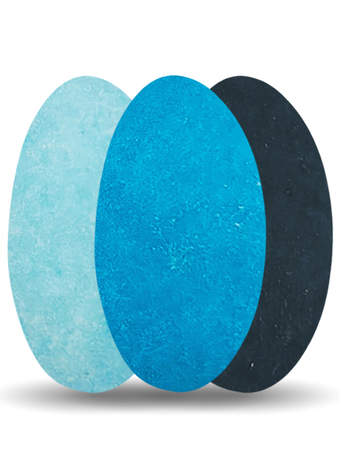 Κoυφετα Πλακε Πιτσιλωτο Τριπλετα Χρωματων Μπλε 1kg