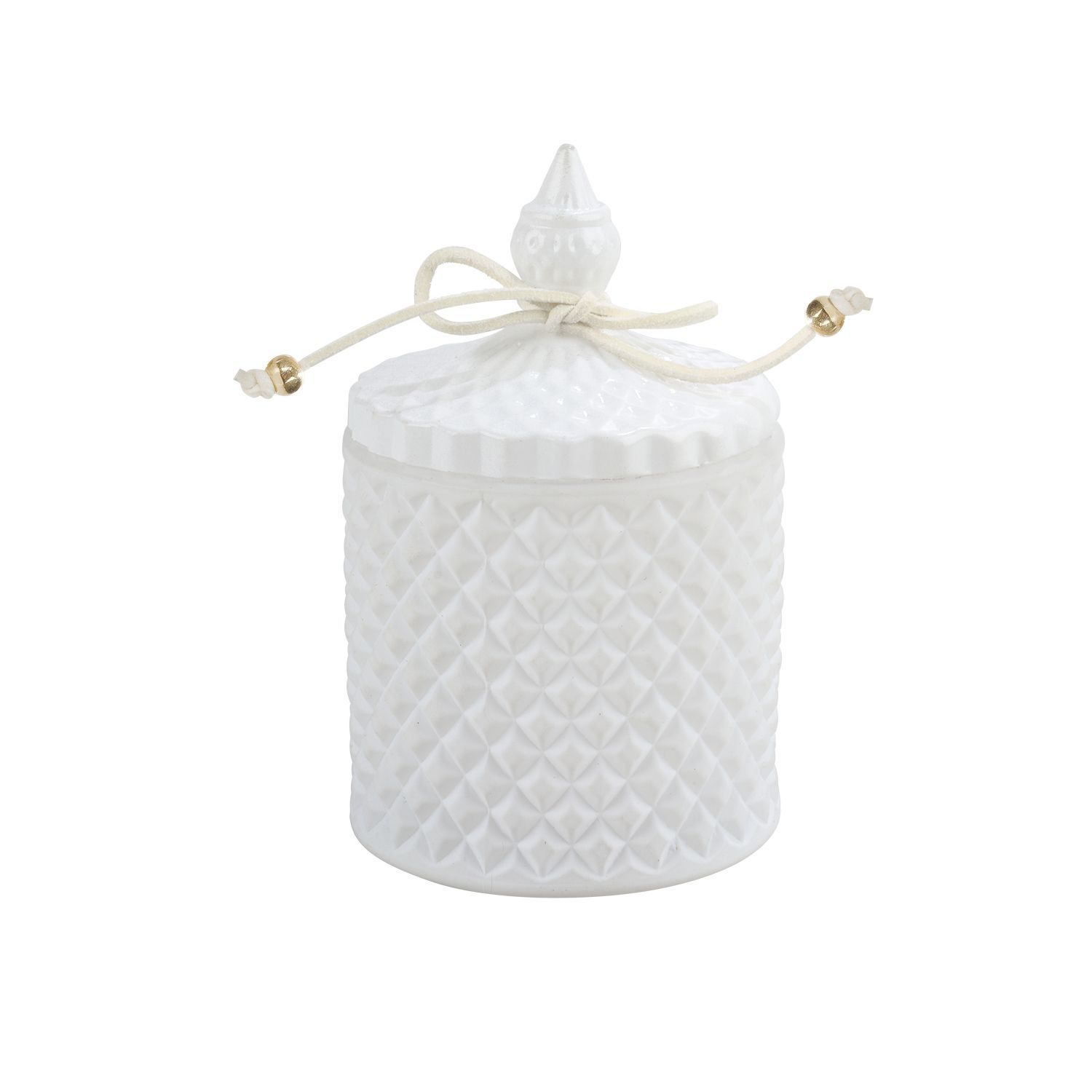 Mπομπονιερα Φοντανιέρα σε Λευκό Γυαλί