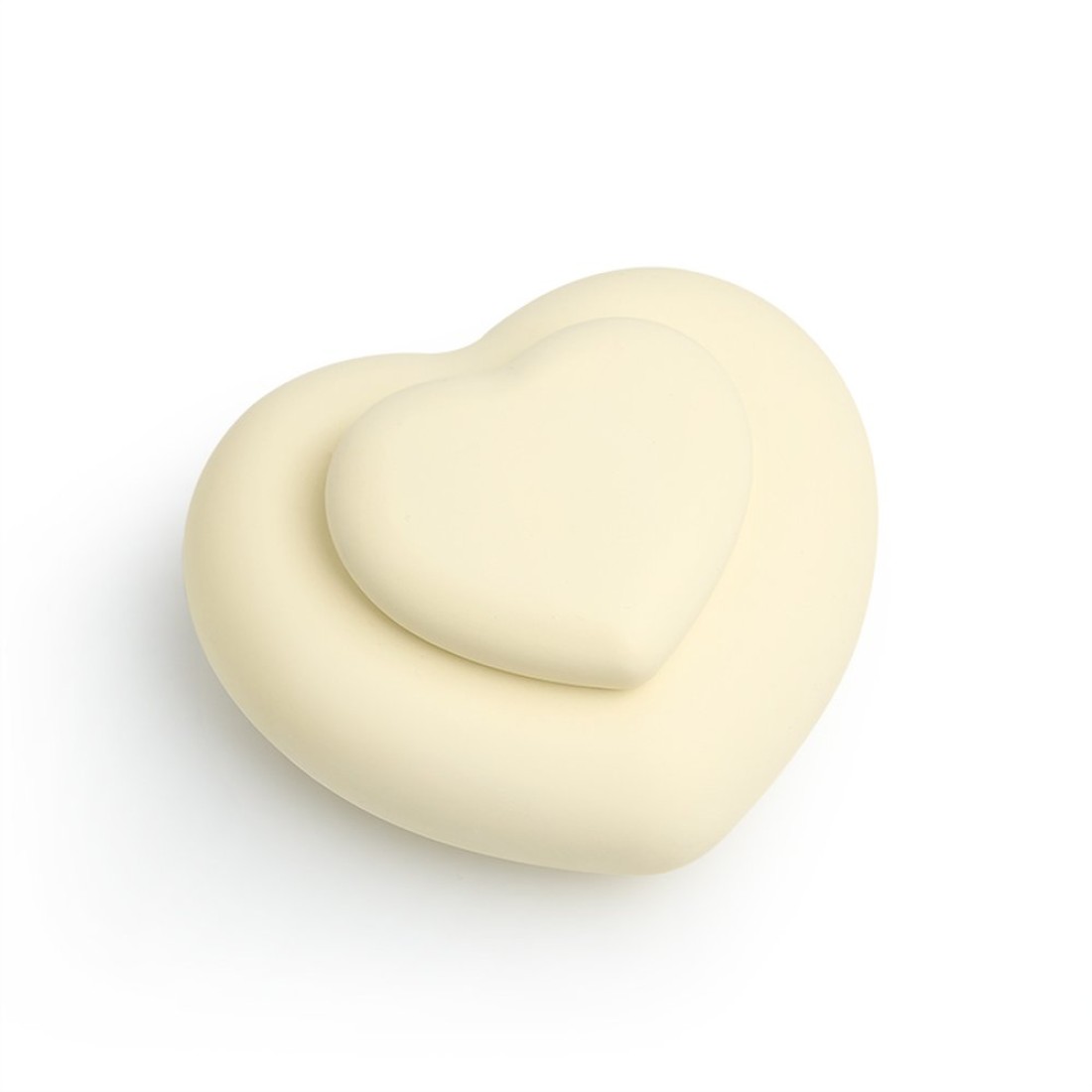 Mπομπονιερα Μπιζουτιερα Kαρδια Κιτρινο