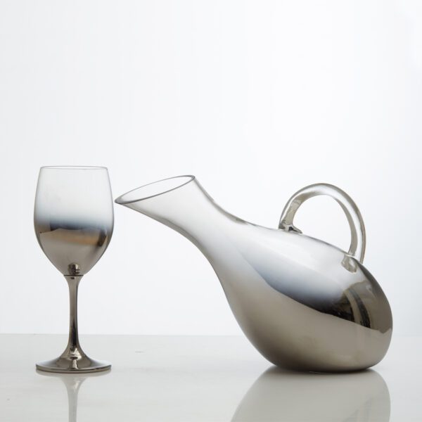 Σετ ποτήρι και καράφα γάμου