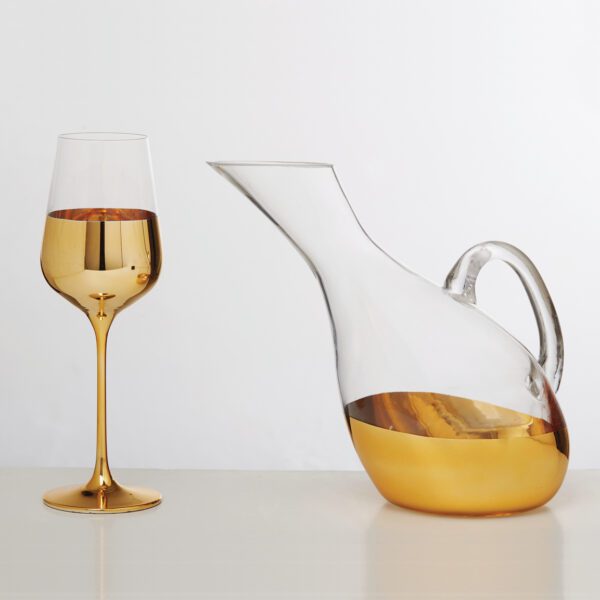 Σετ ποτήρι και καράφα γάμου