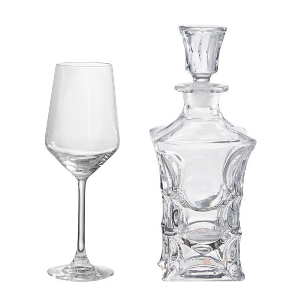 Σετ ποτήρι και καράφα γάμου