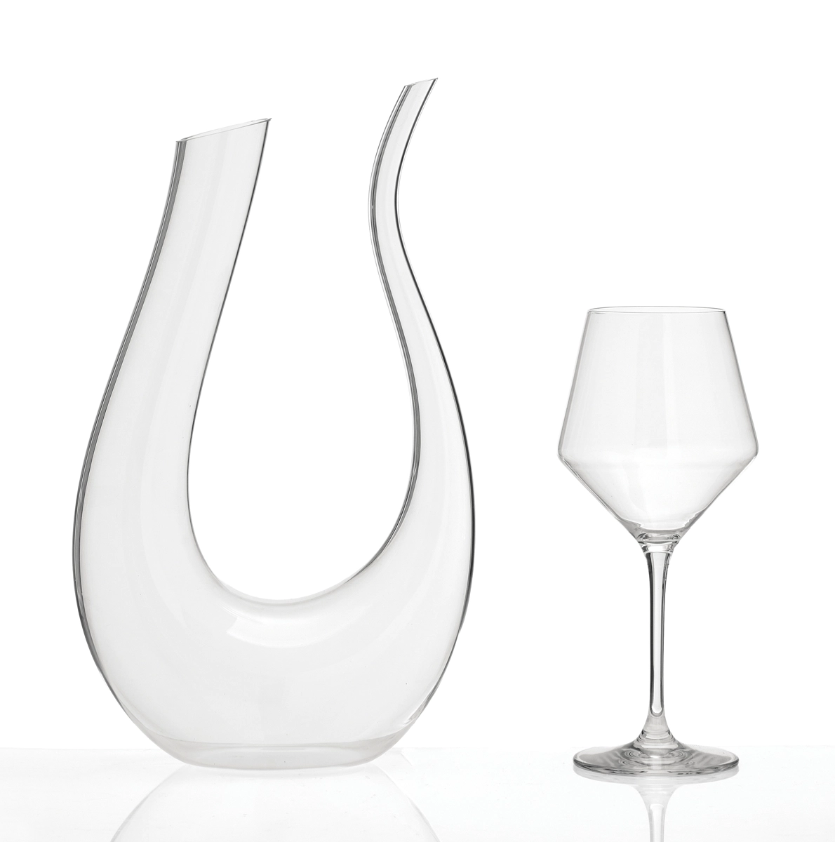 Σετ ποτήρι και καράφα γάμου