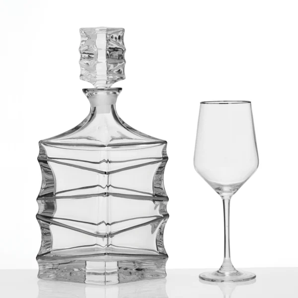 Σετ ποτηρι και καράφα γάμου