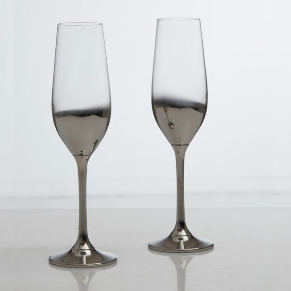 Σετ ποτήρια σαμπάνιας γάμου κρυστάλλινα