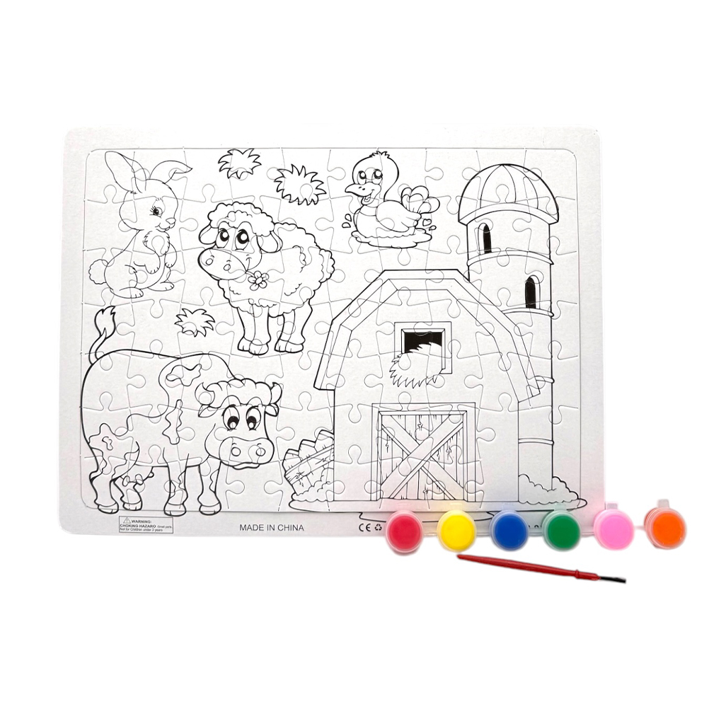 Mπομπονιερα Bαπτισης ΜΕΓΑΛΟ ΠΑΖΛ ΜΕ ΝΕΡΟΜΠΟΓΙΕΣ ΖΩΑΚΙΑ ΤΗΣ ΦΑΡΜΑΣ